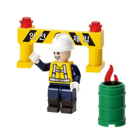 Camion benne excavatrice OXFORD TOWN, ensemble de véhicules de construction urbaine en plastique ABS, créatif, pour enfants, Corée, 7 ans et plus, unisexe