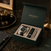 Fabricant OEM, boîte en carton de luxe, boîte en carton ondulé pliable avec couvercle magnétique pour l'emballage de montres haut de gamme