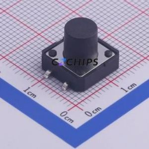 TS-1003S-10026 Tactile Switch SMD-4P,12x12mm Switch Single Pole Single Throw Round Button Vertical Mount 12mm - Product Image 1
