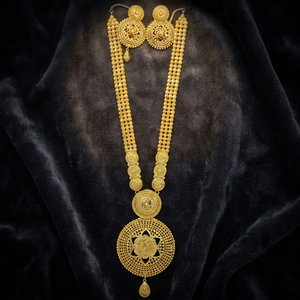 Wholesale Fashion Necklaces Brass 14K 18K 24K Gold Filled Dubai Style Turkey Jewelry Set Turkish Design Traditional Jewelry Set - Product Image 1