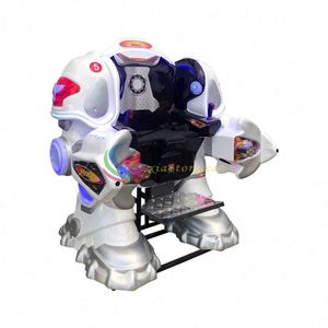 Robot de combat électronique extérieur à piles pour enfants, équipement de divertissement en fibre de verre pour parc d'aventure familial - Product Image 1