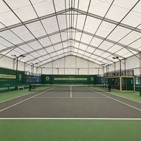 Tente modulaire de pickleball anti-neige pour terrain d'entraînement de pickleball en climat froid
