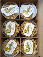 Permen Buah Halal Eksotis Aneka Warna Rasa Jus Buah Manis Camilan Anak 328g Bentuk Kubus Rasa Mangga Kelapa Durian