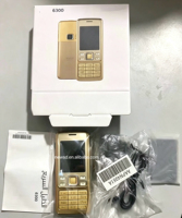 Téléphone Mobile Professionnel Classique GSM 6300, Double Carte SIM, Écran TFT QCIF 2.0 Pouces, Français, Allemand, Espagnol, Spreadtrum