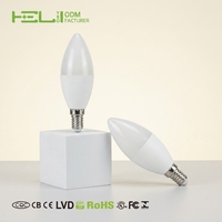 Ampoule LED bougie CE RoHS LI-DOB E14 7W 630lm 3000K-10000K 100-120V 160 °   Lampe lustre 90lm/W