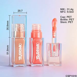Tube de brillant à lèvres carré en gros, tube de brillant à lèvres vide, 9,5-13,5 ml, logo personnalisé, rouge à lèvres cosmétique - Product Image 2