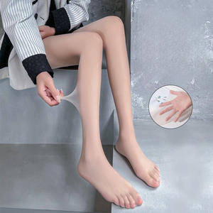 Bestsellerproducten Effen Kleur Doorschijnende Panty Van Hoge Kwaliteit Ultradunne Transparante Sexy Meisjes Nylon Panty - Product Image 3