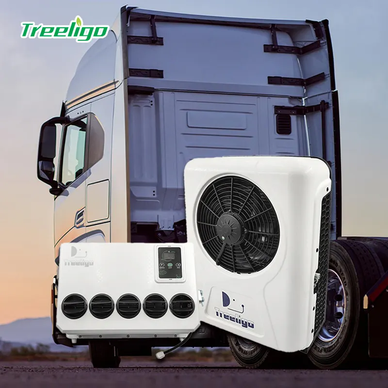 Electric ac unite Excavator Large heavy duty truck ac system 12v parking air conditioner semi apu unit for trucks