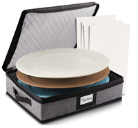 Articles ménagers, meilleure organisation de la maison, vaisselle, verrerie, plateau carré détachable, boîte de rangement, organisateur de cuisine