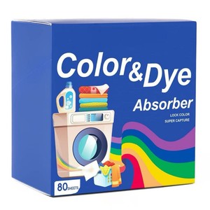 SANYUAN Prévenir la Teinture Intercolore et l'Absorption des Couleurs, Utiliser des Tablettes à Lessive Combinées, Anti-Teinture pour la Lessive - Product Image 1