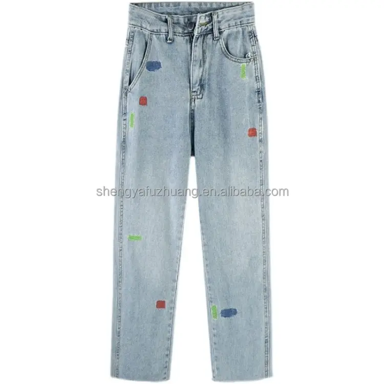 latest women's jeans hot sale ladies jeans trousers cheap wholesale stretch lady long jean pants manufacturers