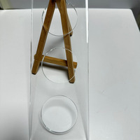 Verre trempé ultra-blanc transparent personnalisable avec découpe et perçage sur mesure