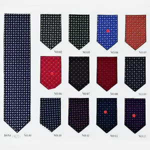 Tùy chỉnh vải swatch mô hình Polyester giá rẻ Tie vải cho Mens cà vạt