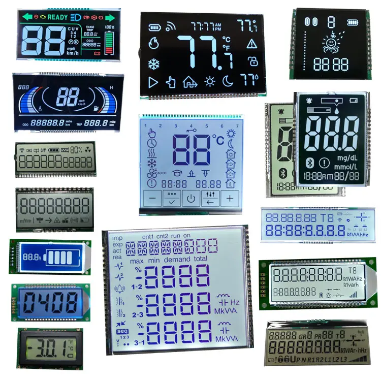 TN FSTN STN VA Underfloor temperature heater controller gas boiler heating thermostat lcd display touch screen controller