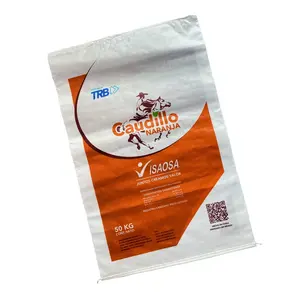 Biểu Tượng Tùy Chỉnh In Ấn Đầy Màu Sắc Nhiều Lớp Bopp Bên Trong PP Dệt Túi 25Kg Với Lót Túi Cho Bột Và Gạo Động Vật Thức Ăn