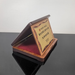 Tùy chỉnh bằng gỗ giải thưởng khắc mảng bám Quà Tặng Lễ bằng Gỗ Kim Loại giải thưởng danh hiệu huy chương ủy quyền thẻ - Product Image 5