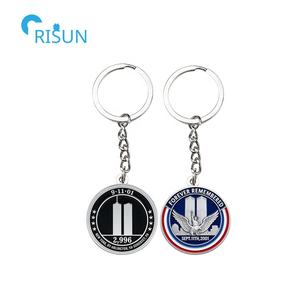 Porte-clés commémoratif personnalisé pour l'anniversaire du 11 septembre, Pentagon, WTC, Tours Jumelles, Ne jamais oublier - Product Image 4