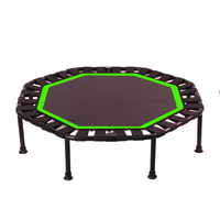 Einstellbare Spring gymnastik Tragbare Fitness übung Erwachsene Trampolin