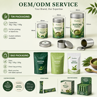 Poudre de Matcha Cérémonial Fine, Thé Vert Japonais en Poudre pour Latte, Boissons, Boulangerie, Vente en Gros en Vrac pour Usines