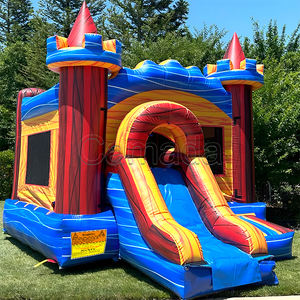 Castillo Inflable Comercial con Tobogán de Agua para Niños, Ideal para Fiestas de Cumpleaños y Parques de Diversiones - Product Image 4