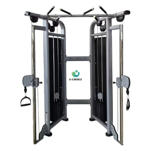 UC--U-CHOICE Équipement de fitness complet et réglable avec <span class=keywords><strong>double</strong></span> <span class=keywords><strong>poulie</strong></span>, cadre Longmen en acier, Crossover à câbles 160 kg pour <span class=keywords><strong>musculation</strong></span> - Product Image 5