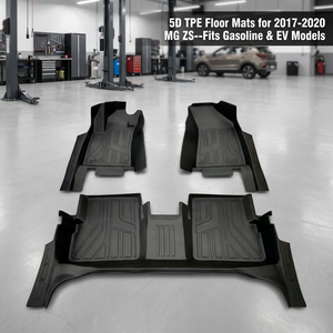 Tapetes de Piso para Auto 5D TPE para <span class=keywords><strong>MG</strong></span> <span class=keywords><strong>ZS</strong></span> 2017-2020 <span class=keywords><strong>EV</strong></span>, Ajuste Personalizado, Resistentes al Agua, Inodoros, para Todo Clima, Forros 3D, Accesorios Interiores - Product Image 1