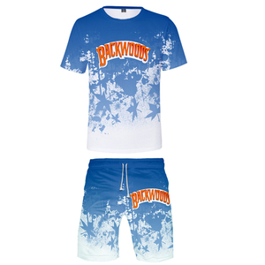 Prix d'usine, ensemble t-shirt et short personnalisé imprimé intégralement pour <span class=keywords><strong>homme</strong></span>, style streetwear, motifs dessin animé, anime, Backwoods Cookie RAW, vêtements pour fumeurs - Product Image 2