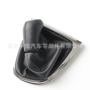 Pommeau de levier de vitesse Renault Clio IV, recouvert de cuir PU, design ergonomique, 2012-2020, accessoire pour transmission manuelle - Product Image 2