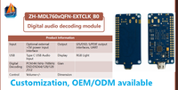 Module de décodage audio numérique USB personnalisé CT7601, décodeur avec micrologiciel personnalisable, facile à personnaliser pour une utilisation polyvalente et multifonctionnelle