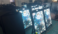 Layar Tampilan LED Portabel P2.5 0.64x0.96m Digital Signage