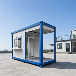 Kiosque de sécurité préfabriqué sur mesure, étanche, pour contrôle de sécurité aéroportuaire <span class=keywords><strong>et</strong></span> entrée de gare, cabine de garde portable - Product Image 1