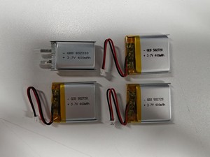 Baterai Lithium Ion Isi Ulang Bersertifikasi CE 3.7V 400mAh 582728 Lipo 3.7V 400mAh - Product Image 6
