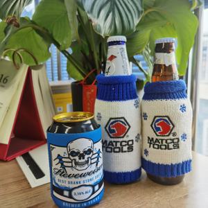 Bira şişe soğutucu örgü kazak şişesi ile özel logo - Product Image 6