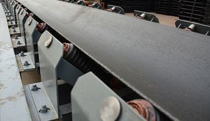 Test açıklaması için makaralı rulman bant ölçümü ile poliüretan konveyör bant yeni durum - Product Image 4