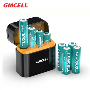GMCELL Oplaadbare AA & AAA Lithiumbatterijen 1,5V met oplader en opbergdoos - Product Image 6