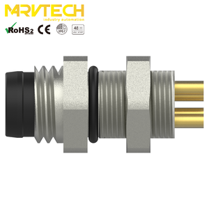 Carcasa de Zinc Fundido a Presión, Recubierta de Latón/Oro, con Clasificación IP67, 60V 4A, para FSAM4F-L, para Uso Automotriz - Product Image 2