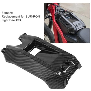 Carenado de fibra de carbono para motocicleta Surron Light Bee X S, negro, con orificios preperforados, pieza de modificación para bicicleta eléctrica todoterreno - Product Image 5