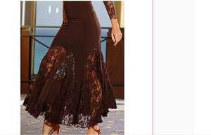 <span class=keywords><strong>Jupe</strong></span> de salon danse longue taille personnalisée pour femmes et filles bon marché en gros - Product Image 3