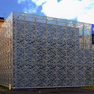 Panneaux en aluminium thermolaqués sur mesure, écrans métalliques découpés au laser, façade extérieure, mur-rideau - Product Image 3