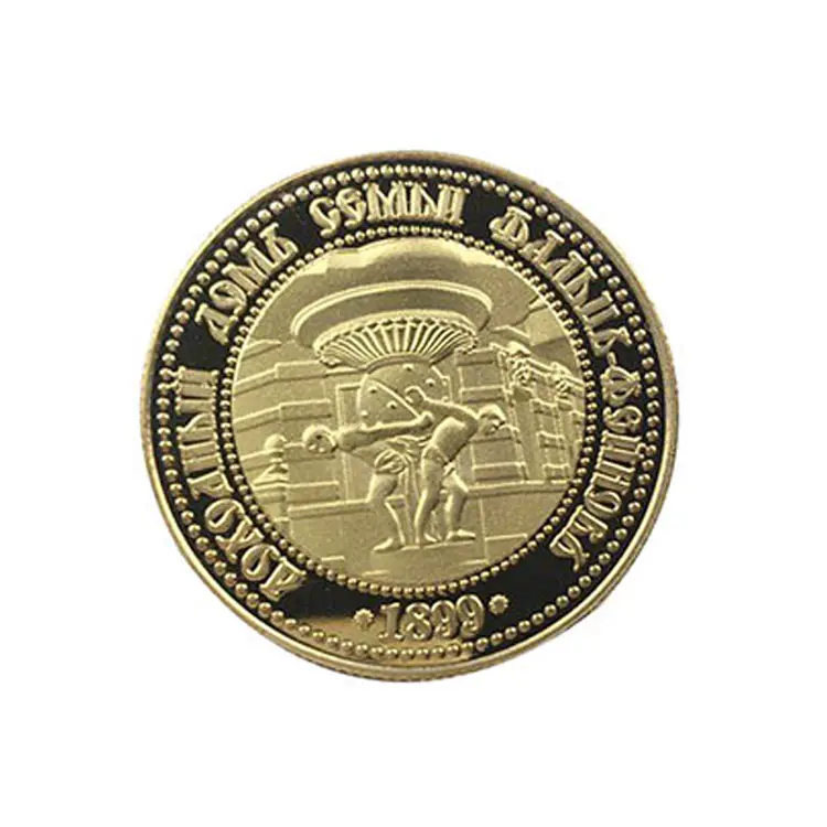 Pièce de monnaie en or à personnaliser, 1 pièce, cadeau en métal, cadeau Souvenir en laiton à la mode