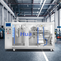 Machine de remplissage et d'emballage automatique multifonctionnelle pour sachets en plastique à soufflet latéral 3/4, haute précision pour poudre