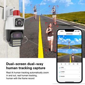 Cámara de Seguridad ICSEE Binocular IP con Doble Luz, 4MP, Inalámbrica, Wifi, CCTV, Vigilancia, PTZ, Seguimiento de Movimiento - Product Image 5