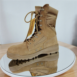 Bottes de combat TSB21-4 de 8 pouces pour hommes, couleur coyote, avec semelle Vanguard, pour climat chaud, modèle Desert - Product Image 3