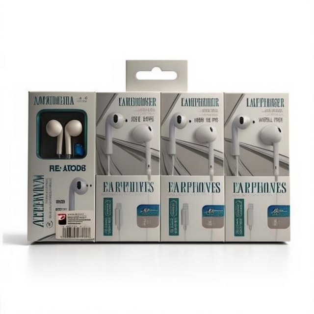 Auricular Headphones Microphone 3.5mm Dynamic Driver Plastic Wired In-Ear No Noise Cancellation Mobile Phone 12 Pcs Made China