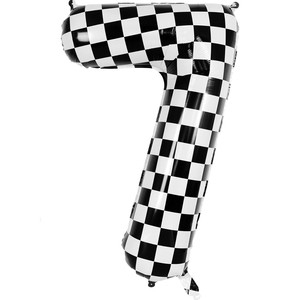 Ballon gonflable pour enfants sur le thème de la <span class=keywords><strong>course</strong></span> de motos, motif lignes carrées noir et blanc, ballon numérique, ballon pneu de <span class=keywords><strong>course</strong></span> géant - Product Image 6