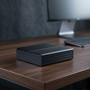 Mini PC Industrial sin Ventilador, Intel Celeron, 16GB RAM DDR4, SSD, Windows 11, 6 COM, GPIO, Doble HDMI, VGA, Computadora de Escritorio para Uso Industrial - Product Image 3
