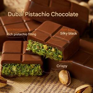Cioccolatini Ripieni in Offerta, Barrette di Cioccolato Ripiene, Collezione di Cioccolato al Pistacchio Kataifi di Dubai, Vendita all'Ingrosso - Product Image 5