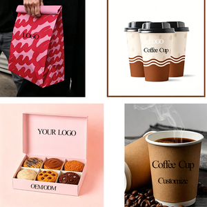 Cajas y Bolsas de Papel Kraft Biodegradables Personalizadas al por Mayor para Comida Rápida y Hamburguesas - Product Image 2
