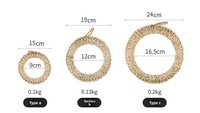 Tapis de cuisine japonais fait main en écorce de maïs, grand format, isolant thermique, anti-brûlure, pour bols et assiettes