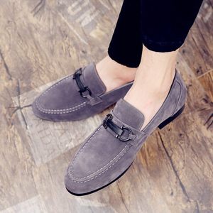 <span class=keywords><strong>Mocasines</strong></span> de conductor de gamuza para <span class=keywords><strong>hombre</strong></span> de Italia, zapatos de vestir Oxford de gran tamaño para oficina de negocios, zapatos planos sin cordones para <span class=keywords><strong>hombre</strong></span> - Product Image 4